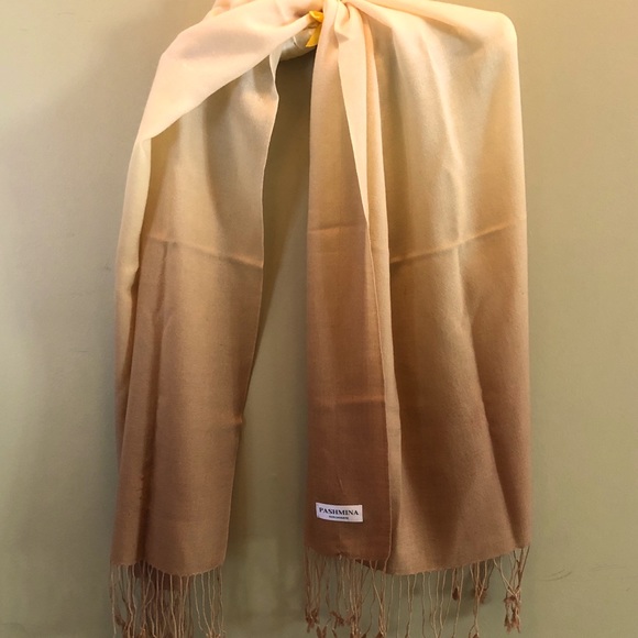 Pashmina Wrap. 100% Cashmere 61” x23”